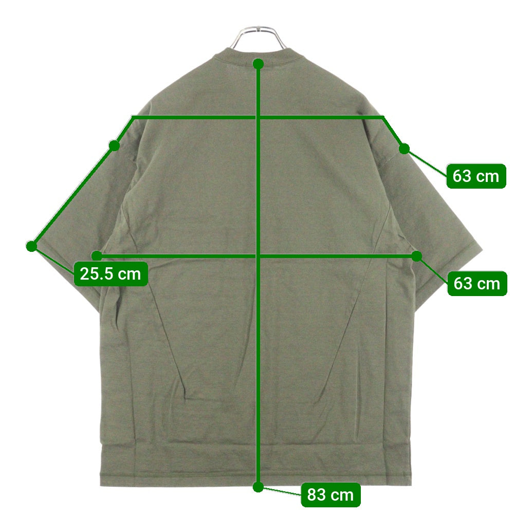 UNDERCOVER(アンダーカバー) 23AW トライバルフラシ PKBIGTEE 半袖ポケットTシャツ カットソー カーキ UP2C4805-1