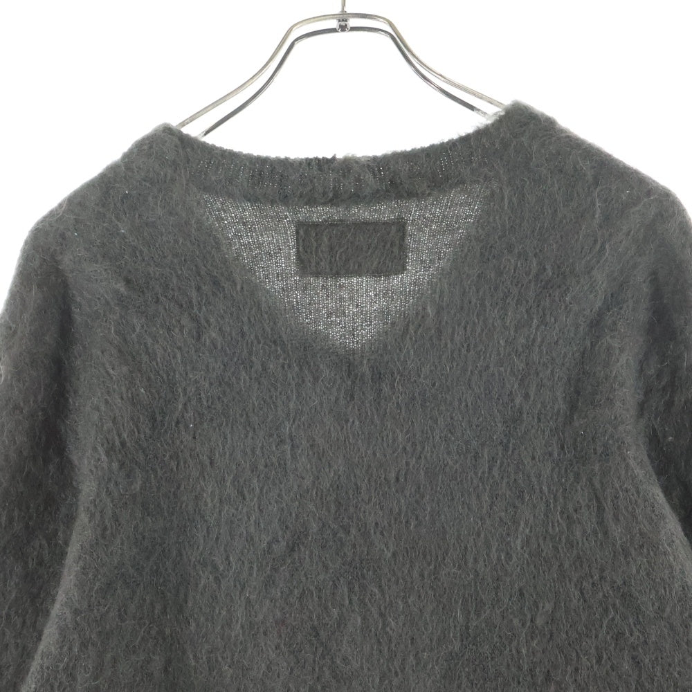 WACKO MARIA(ワコマリア) MOHAIR V NECK SWEATER モヘアVネックセーター カーキ