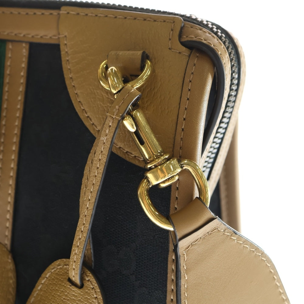 GUCCI(グッチ) オフィディア GGスプリーム ミディアムダッフルバッグ ネイビー 724642 レディース