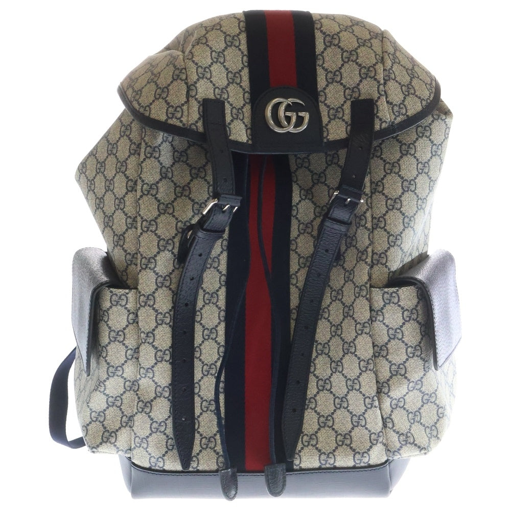 GUCCI(グッチ) オフィディア GGスプリーム バックパック ネイビー 