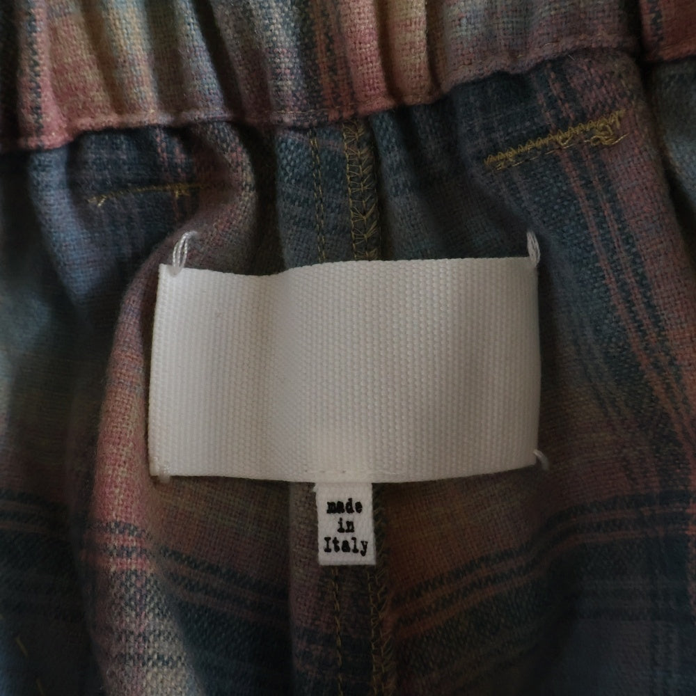 Maison Margiela(メゾンマルジェラ) 23AW チェック切替ワークパンツ ベージュ S67KA0046