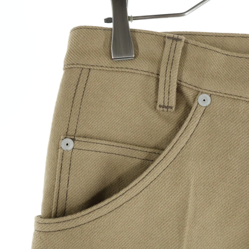 Maison Margiela(メゾンマルジェラ) 21AW Flare Pants フレアパンツ ボトムス キャメル ブラウン