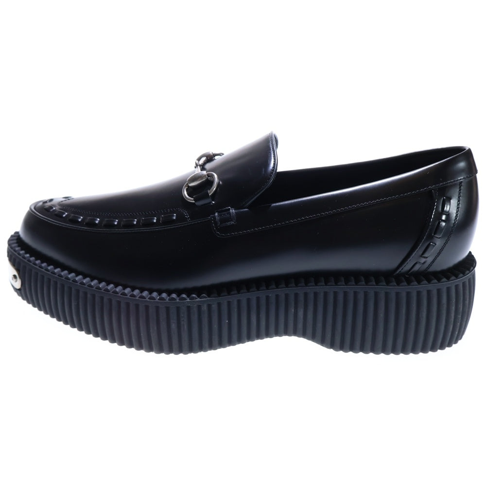 GUCCI(グッチ) ホースビット クリーパーローファー シューズ ブラック