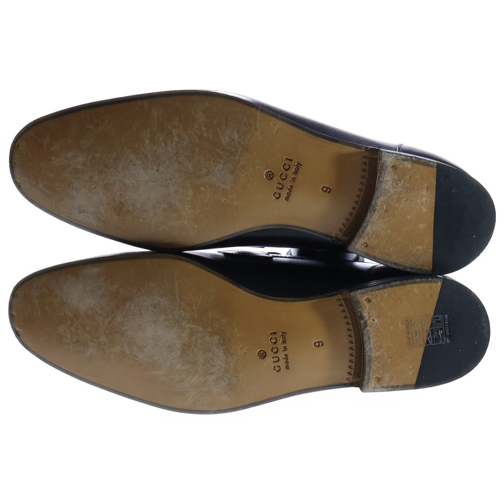 GUCCI(グッチ) ホースビット ローファー シューズ ブラック 406994
