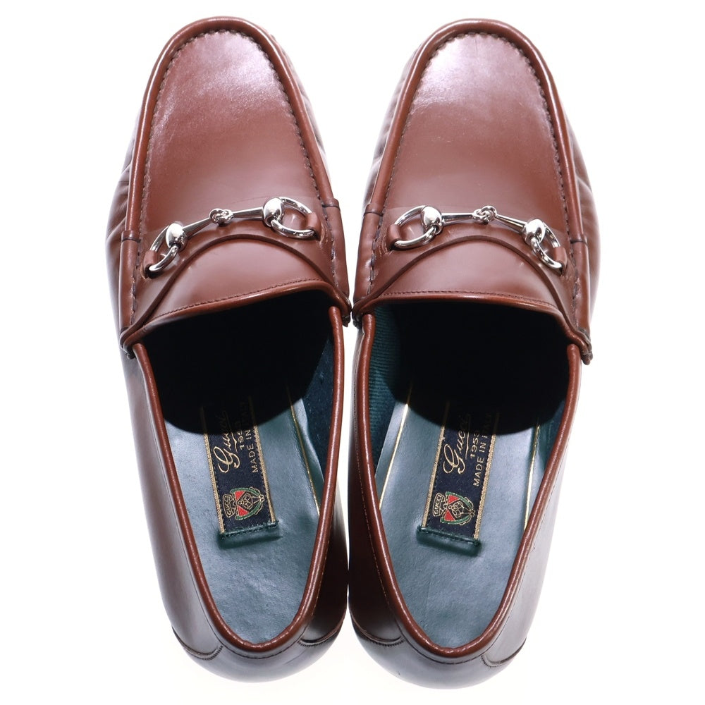 GUCCI(グッチ) ホースビット ローファー シューズ ブラウン