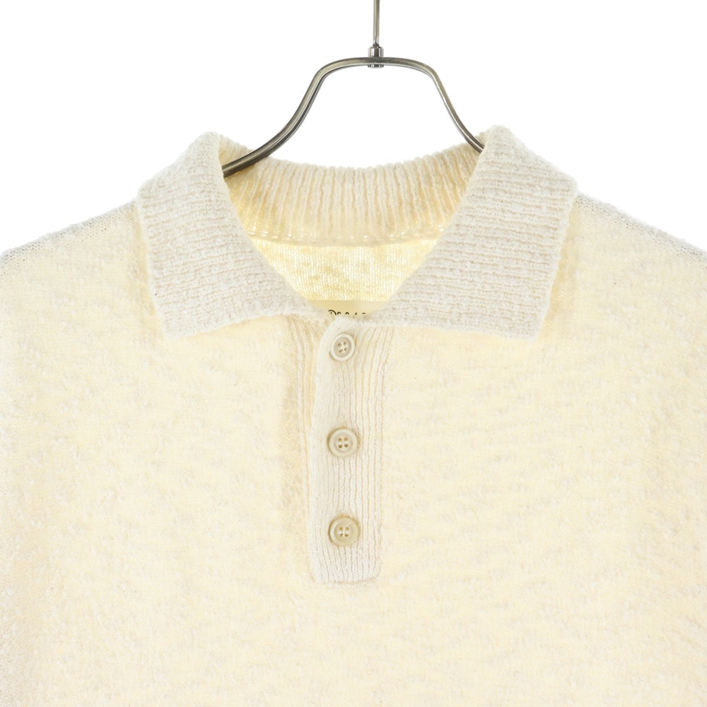 Maison Martin Margiela(メゾンマルタンマルジェラ) 23SS ニットポロシャツ 半袖 ホワイト S51GL0043