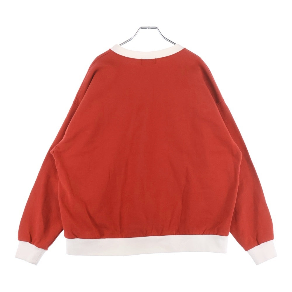 HYSTERIC GLAMOUR(ヒステリックグラマー) 24AW チェリーロゴ オーバーサイズスウェットトレーナー レッド 01243CS06 レディース