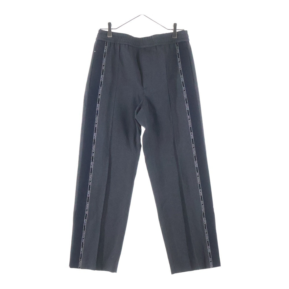 GUCCI(グッチ) 24AW エンブロイダリーサイドロゴ スラックス パンツ