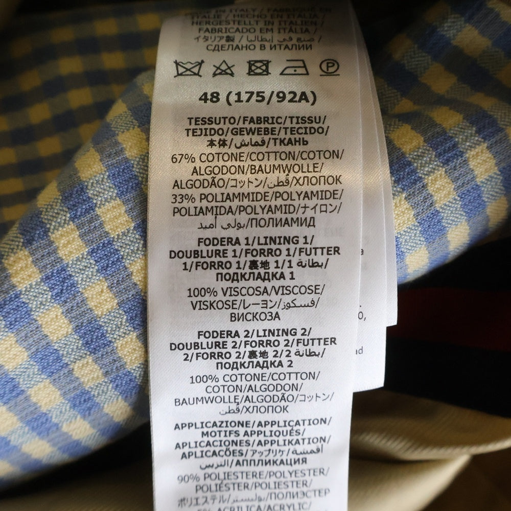 GUCCI(グッチ) パイナップル ステンカラーコート バルカラー ベージュ 682293