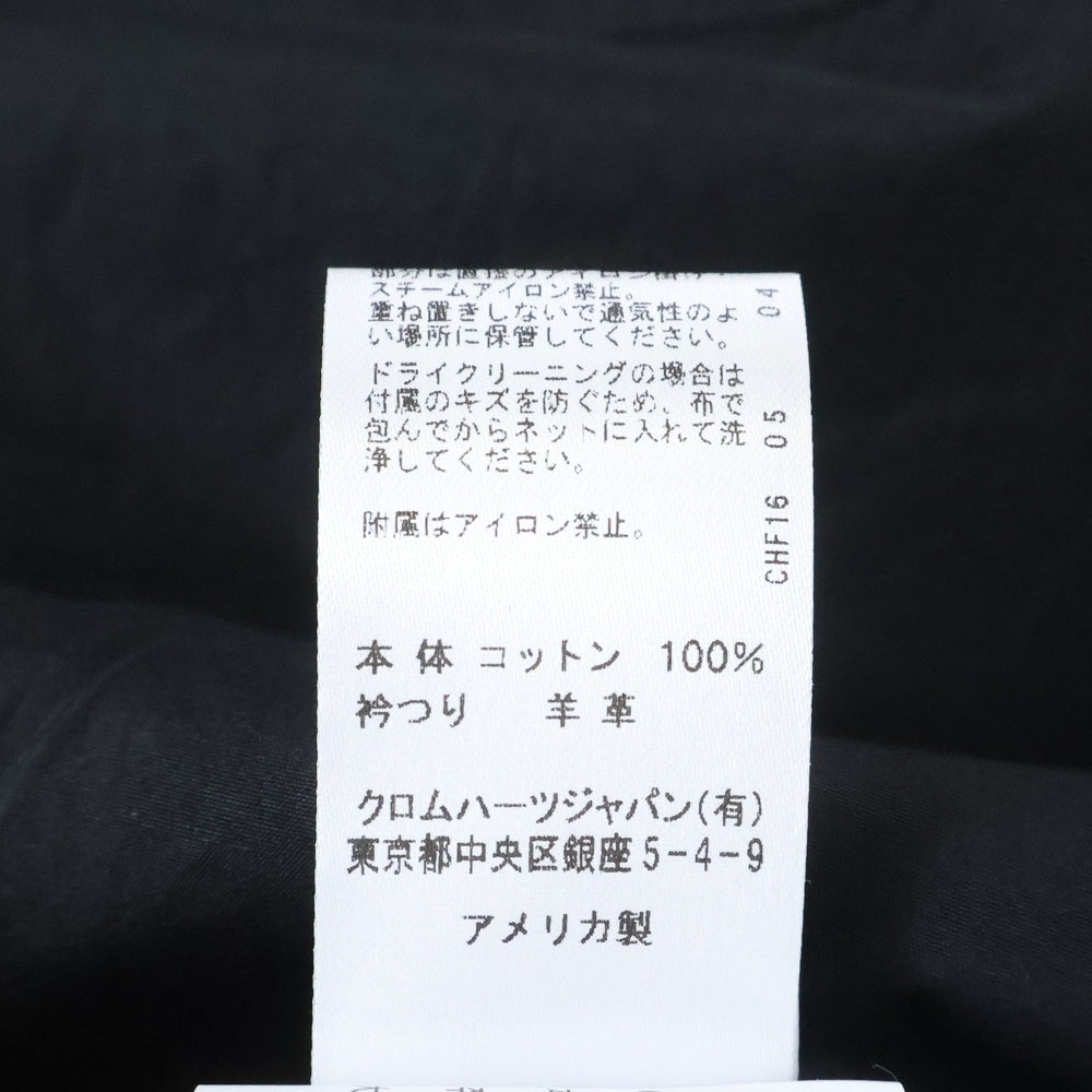 CHROME HEARTS(クロムハーツ) Y NOT CH Logo Embroidery Short Sleeve Shirt ワイノット CHロゴ エンブロイダリー ショートスリーブ オープンカラー 半袖 シャツ ブラック
