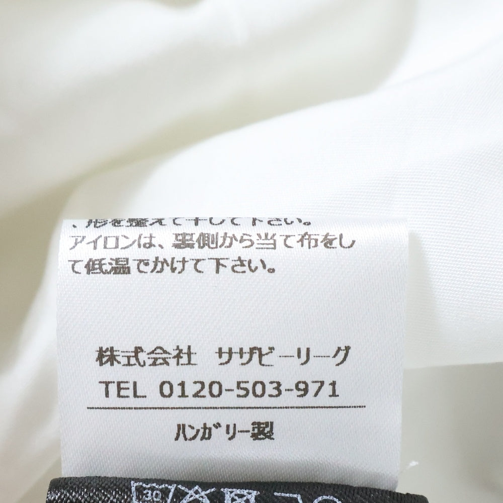 DRIES VAN NOTEN(ドリスヴァンノッテン) スーパー ロング 長袖 シャツ ホワイト 12-158-11-081686
