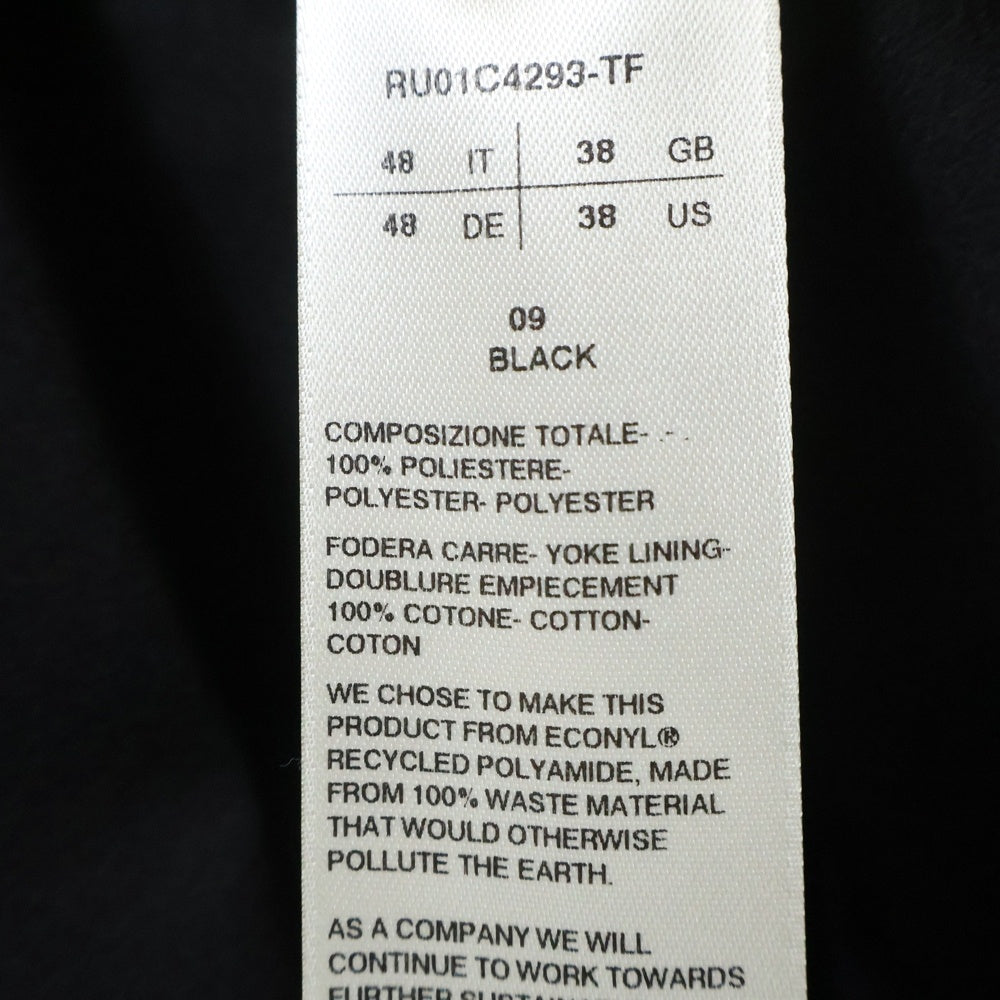 Rick Owens(リックオウエンス) 23SS EDFU Faun Shirt ファウン オーバーサイズ 半袖シャツ ブラック RU01C4293-TF