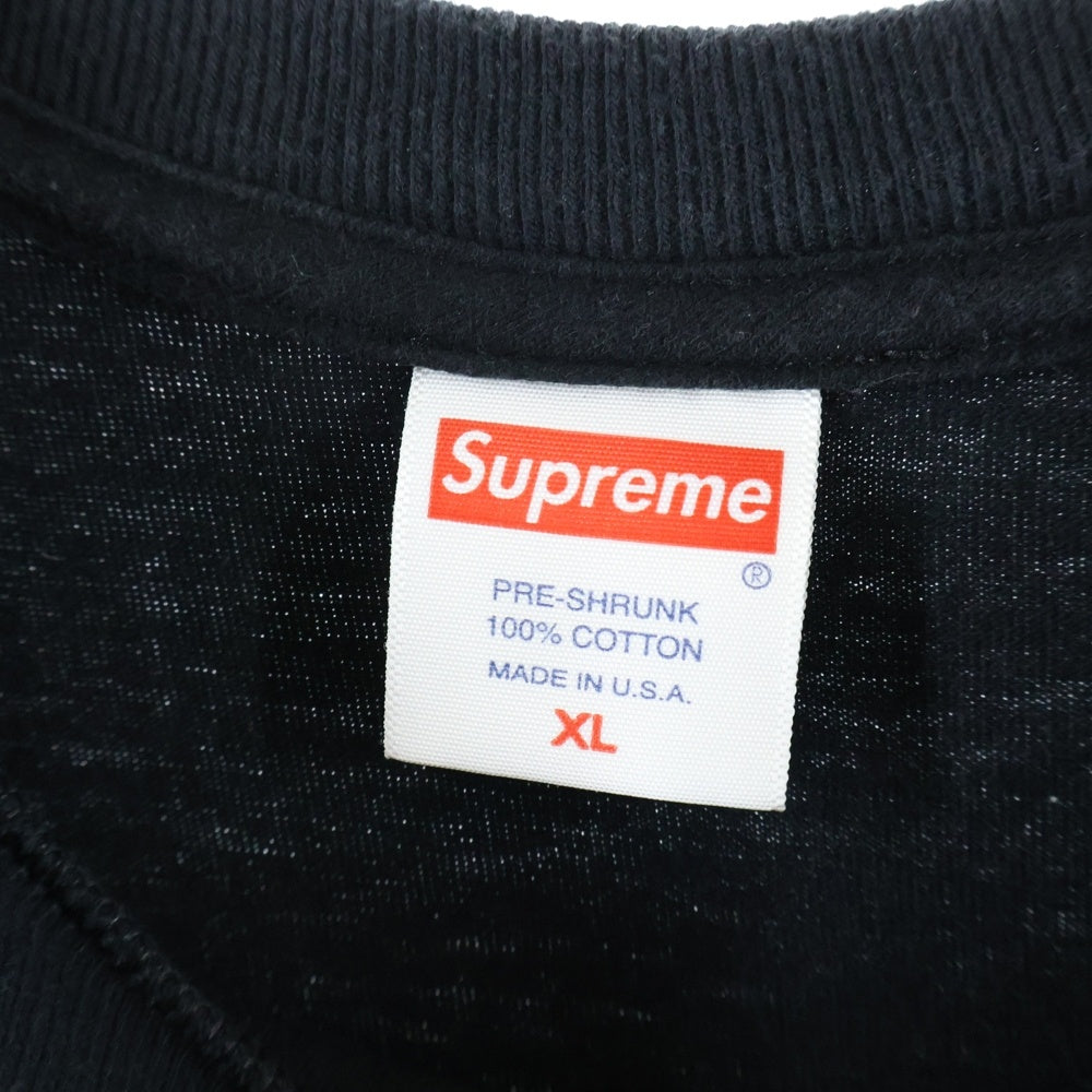 SUPREME(シュプリーム) 19AW ×The Velvet Underground Tee ザベルベットアンダーグラウンドTシャツ カットソー ブラック