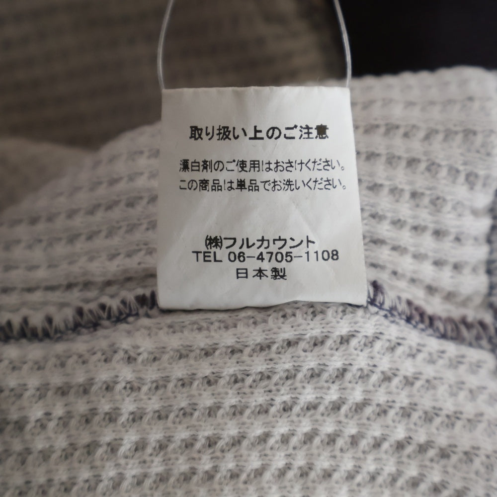 FULLCOUNT(フルカウント) 25AW FADING DOUBLE FACE SWEAT HOODIE サンフェード ダメージ加工 ダブルフェイス プルオーバースウェットパーカー フーディー パープル/ピンク 3770-1