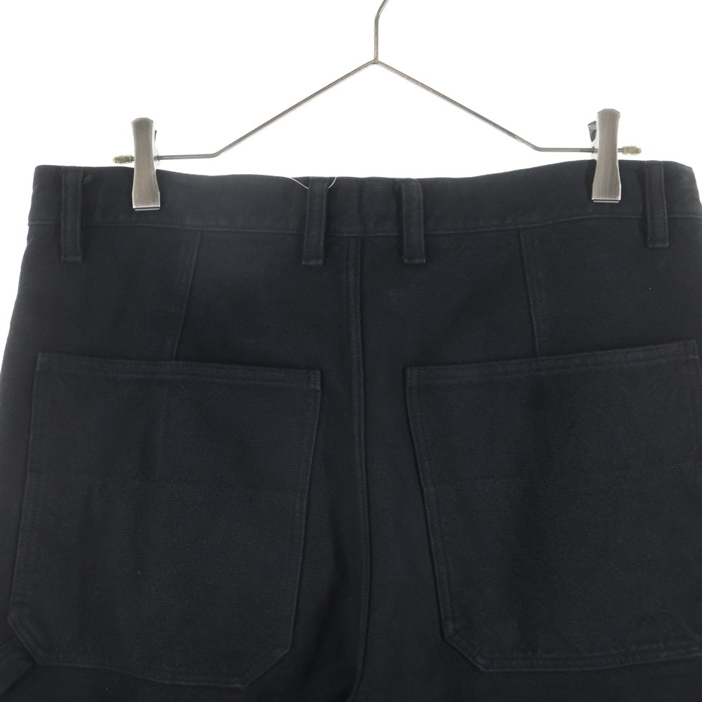 ISAMU KATAYAMA BACKLASH(イサムカタヤマバックラッシュ) COTTON-LINEN CANVAS GARMENT-DYED W-KNEE PANTS 製品染 ダブルニー ドローストリング ボタンフライペインターパンツ 2100-01