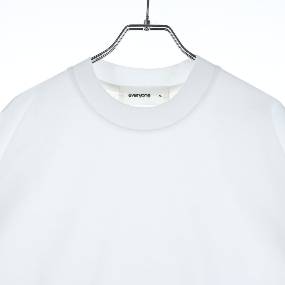 everyone(エブリワン) cotton s/s t-shirt クルーネック 半袖Tシャツ ホワイト EV-CS04