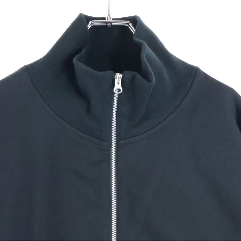 NO BRAND(ノーブランド) KANEMASA PHIL. 36G SUPER FINE GAUGE HALF ZIP PULLOVER スーパー ファイン ゲージ ハーフジップ プルオーバー スウェット ブラック KM23A-EX001