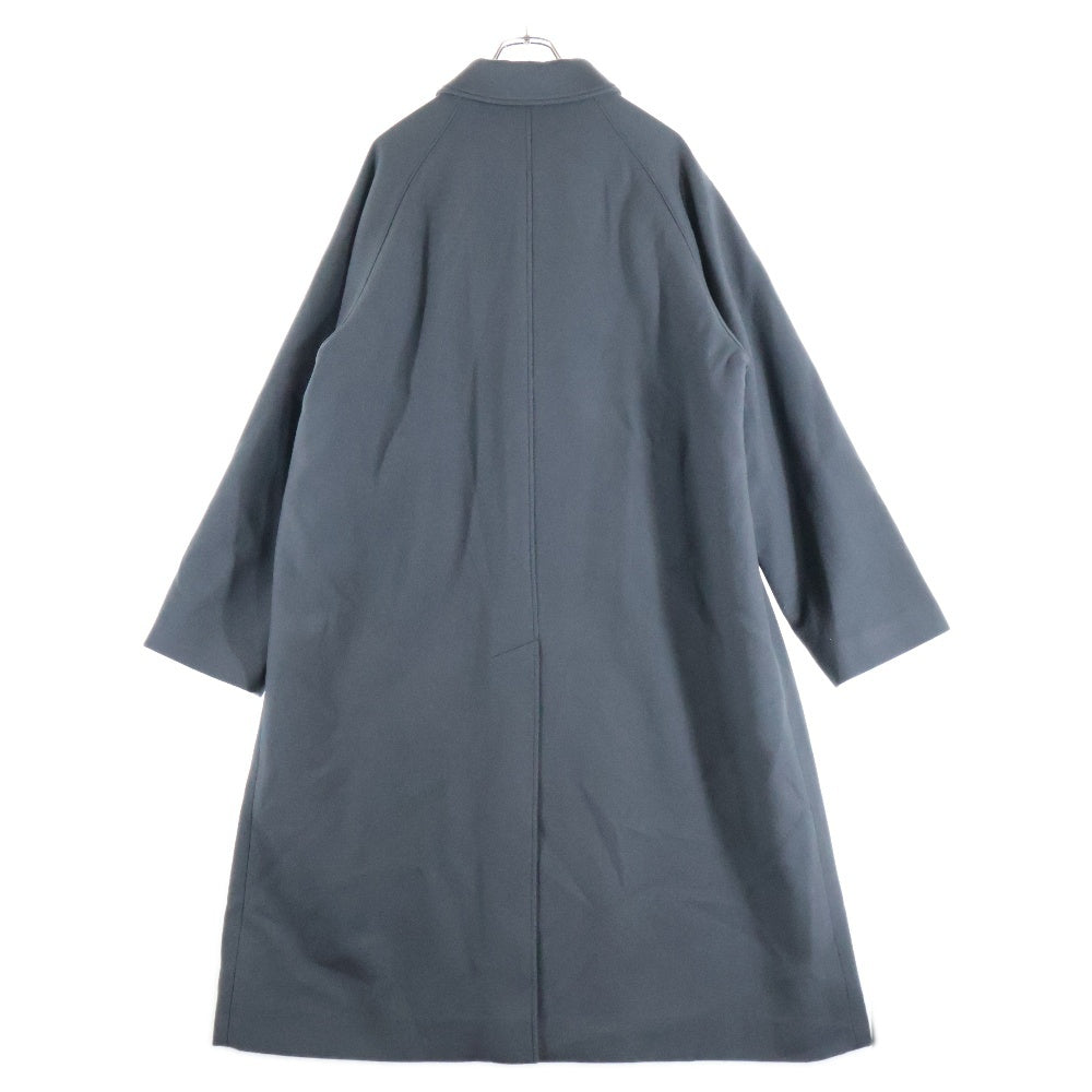 ATON(エイトン) SUPER 160S DOUBLE SAXONY BALMACAAN COAT スーパー160s ダブルサクソニー バルマカーンコート グレー SC.AG.NW.0901