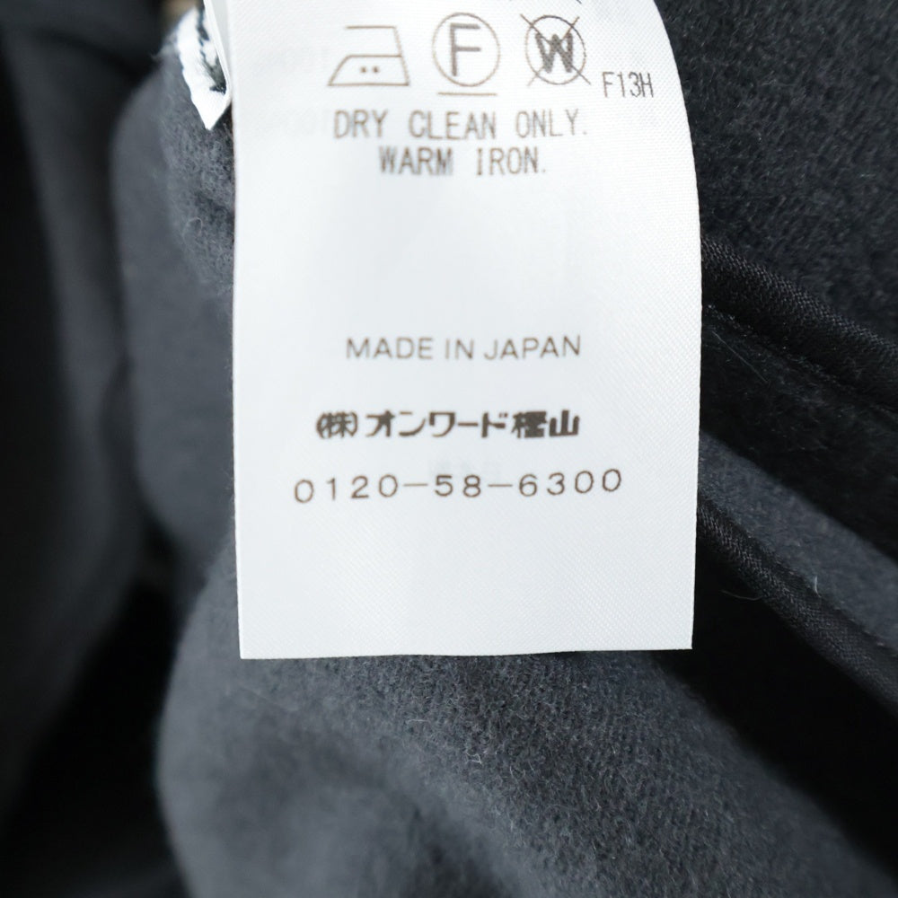 ATON(エイトン) SUPER 160S DOUBLE SAXONY BALMACAAN COAT スーパー160s ダブルサクソニー バルマカーンコート グレー SC.AG.NW.0901
