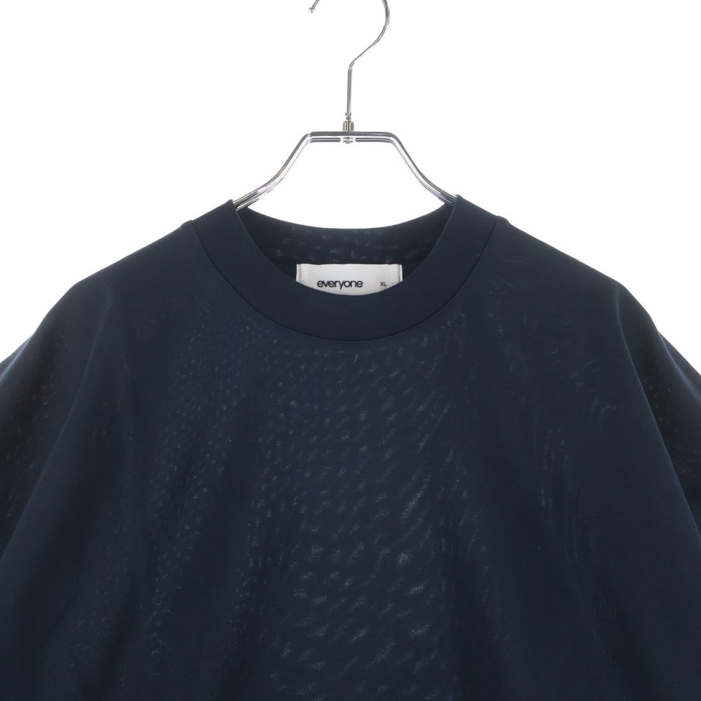 everyone(エブリワン) cotton s/s t-shirt クルーネック 半袖Tシャツ ブラック EV-CS04