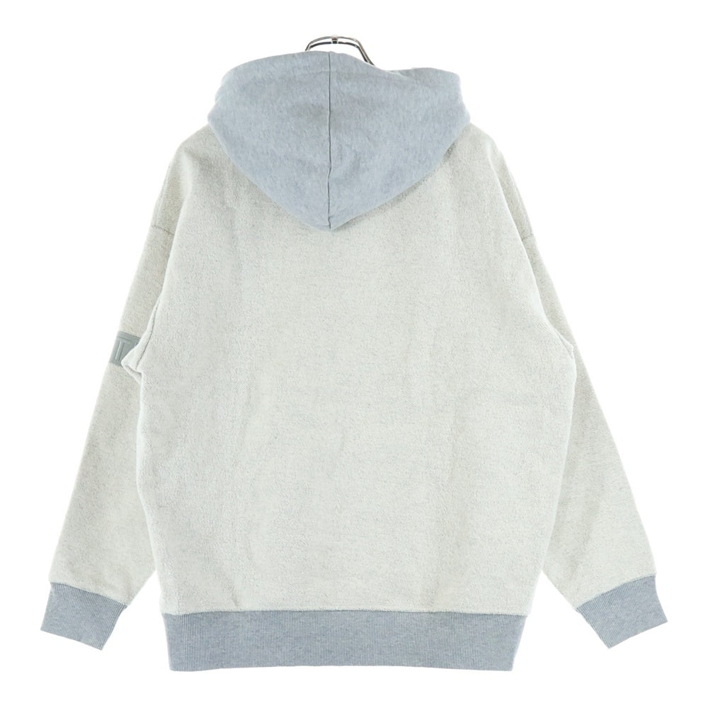 KITH(キス) Reverse Williams II Hoodie インサイドアウト リバース プルオーバーパーカー ホワイトxグレー