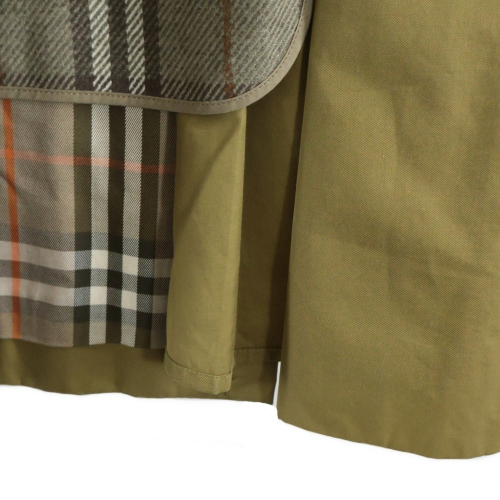 BURBERRYS(バーバリーズ) 90S ライナー付き 裏地ノバチェック ベルテッド トレンチコート カーキ FDA26-030-65