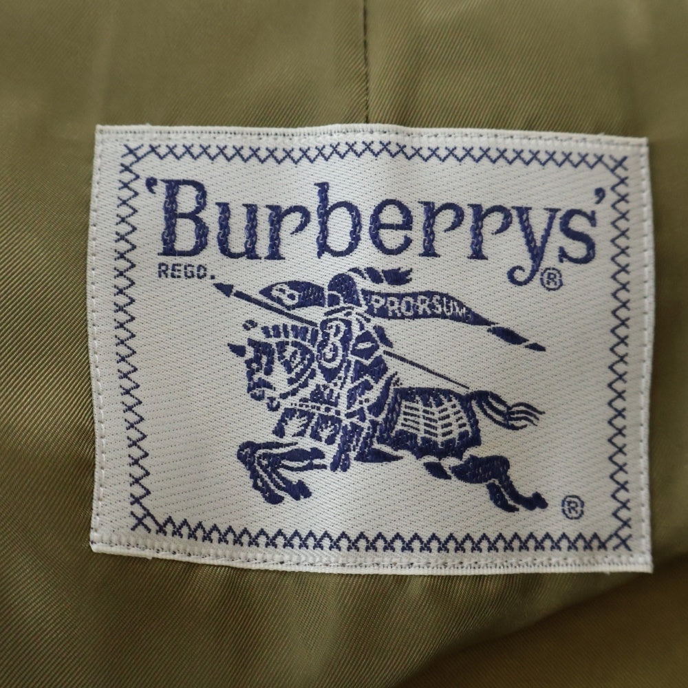 BURBERRYS(バーバリーズ) 90S ライナー付き 裏地ノバチェック ベルテッド トレンチコート カーキ FDA26-030-65