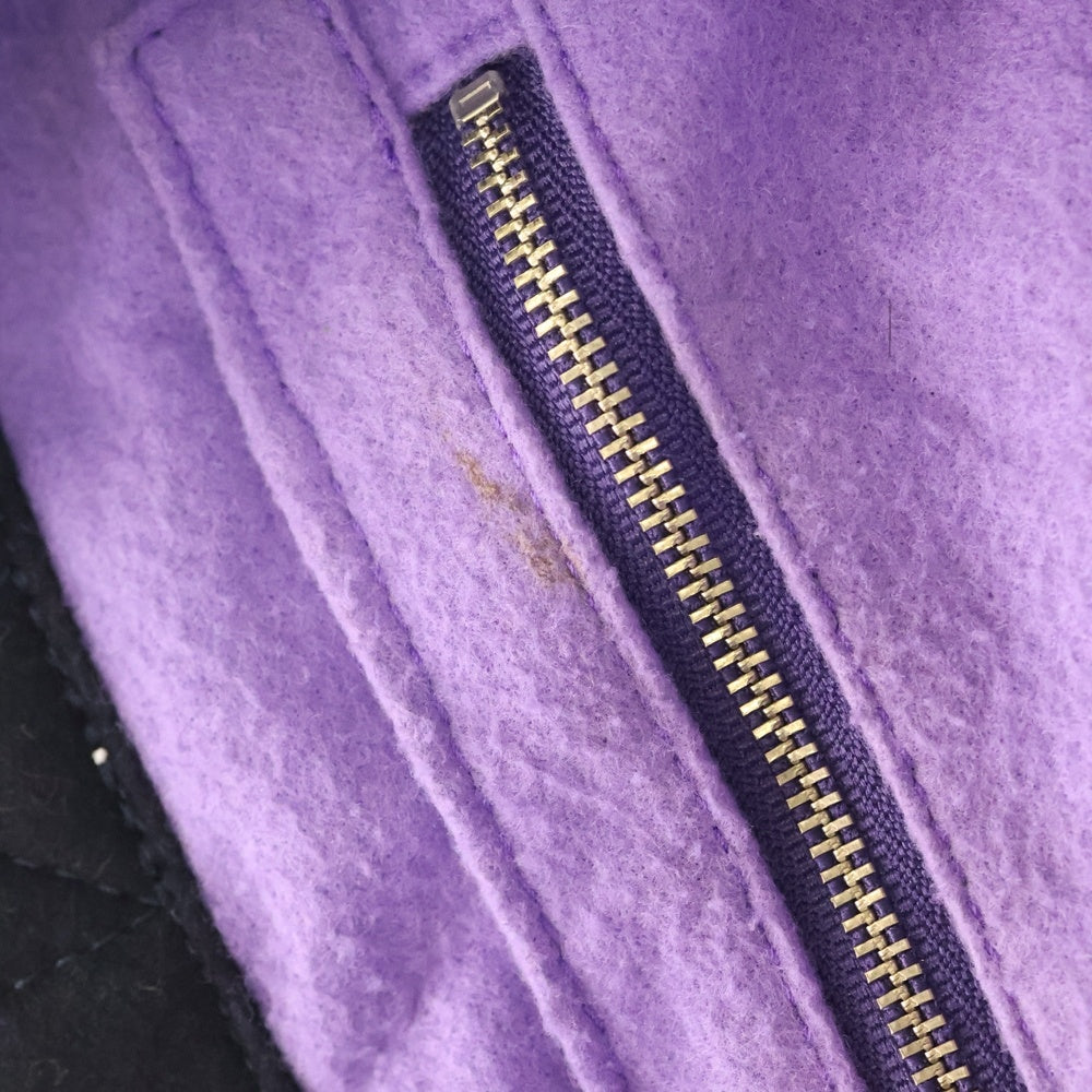 tricot COMME des GARCONS(トリコ コム デ ギャルソン) サイドデザイン ウール トートバッグ ハンドバッグ ネイビー TJ-K 203 レディース