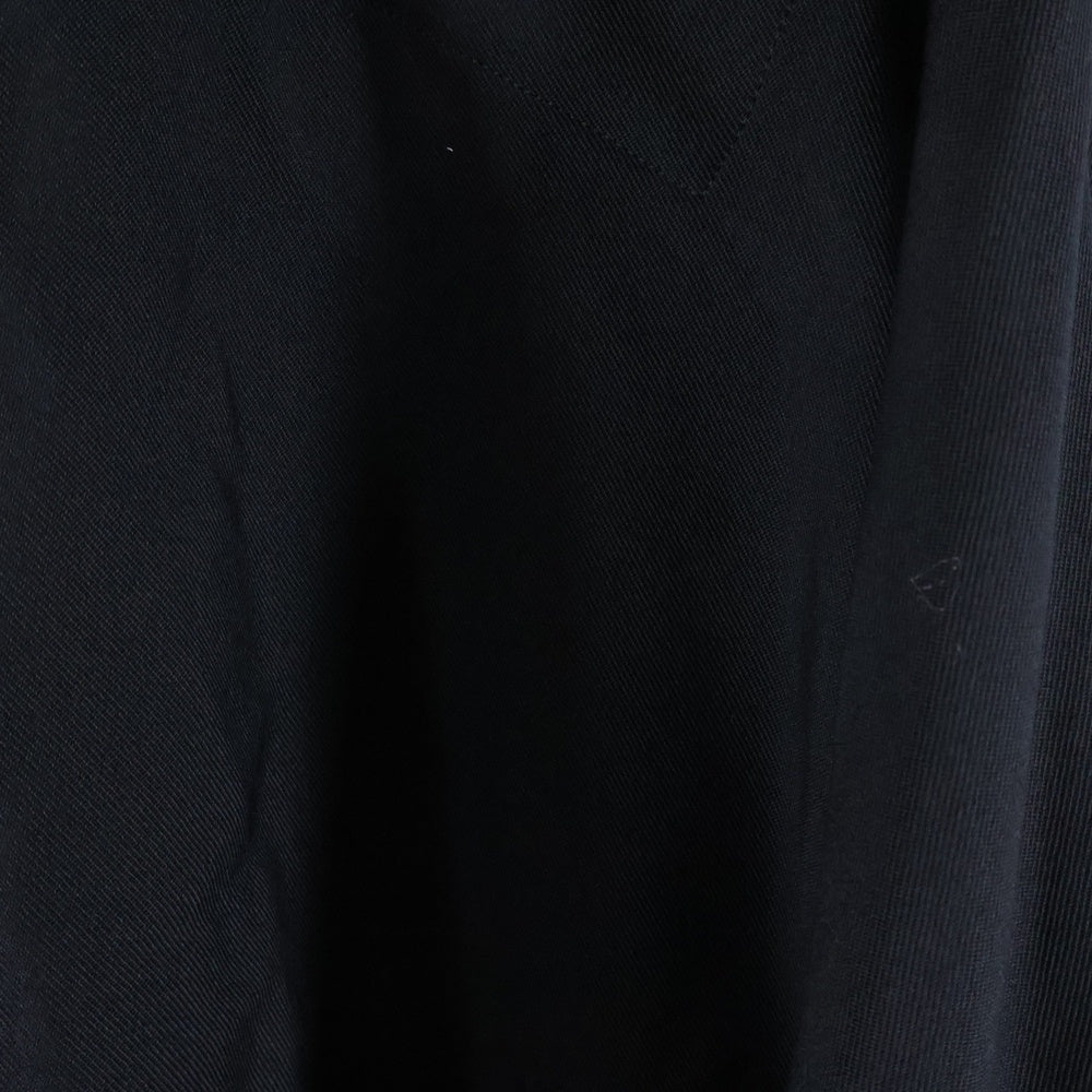 COMME des GARCONS HOMME DEUX(コムデギャルソン オムドゥ) 23AW AD2023 ウール ギャバジン フーデッドポンチョ プルオーバーパーカー ブラック DL-K802