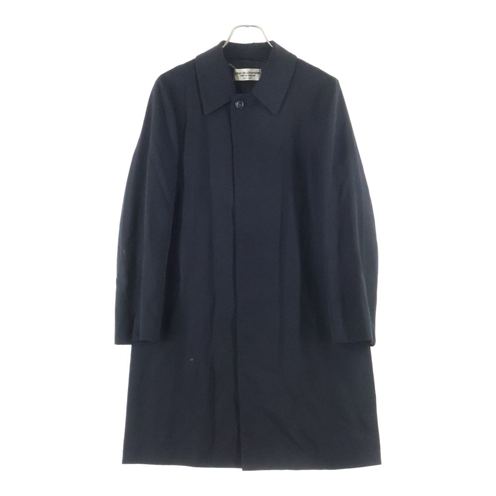 robe de chambre COMME des GARCONS(ローブドシャンブル コムデギャルソン) 90S AD1999 VINTAGE ヴィンテージ ウール ステンカラーコート ブラック RC-040010
