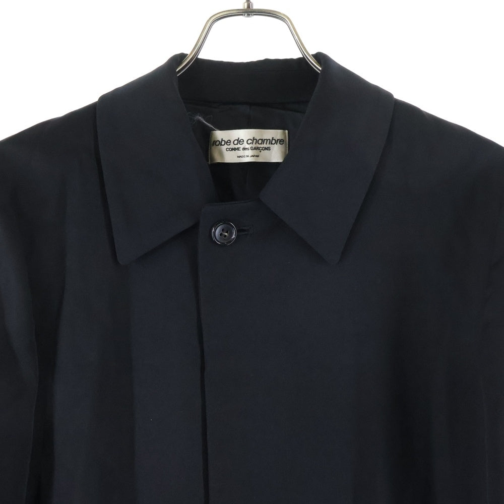 robe de chambre COMME des GARCONS(ローブドシャンブル コムデギャルソン) 90S AD1999 VINTAGE ヴィンテージ ウール ステンカラーコート ブラック RC-040010