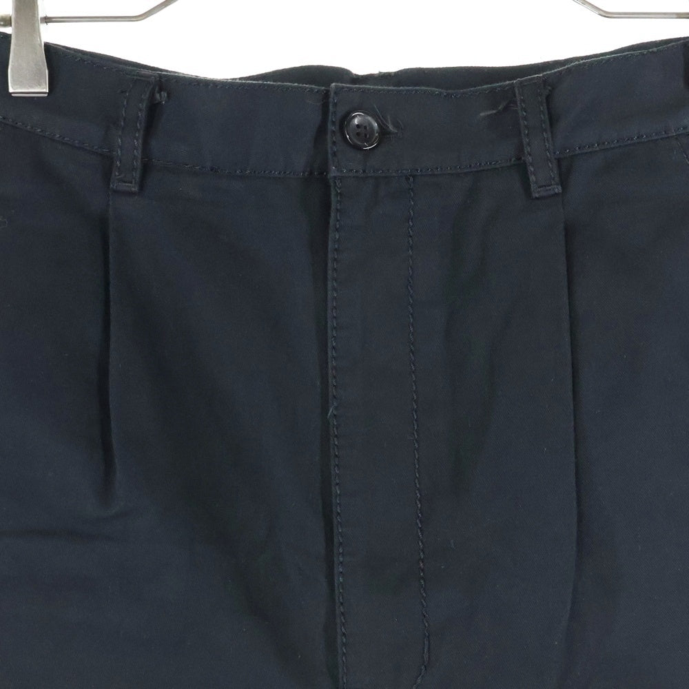 COMME des GARCONS HOMME(コムデギャルソンオム) 20AW AD2020 1タック コットンテーパードパンツ ブラック HF-P015