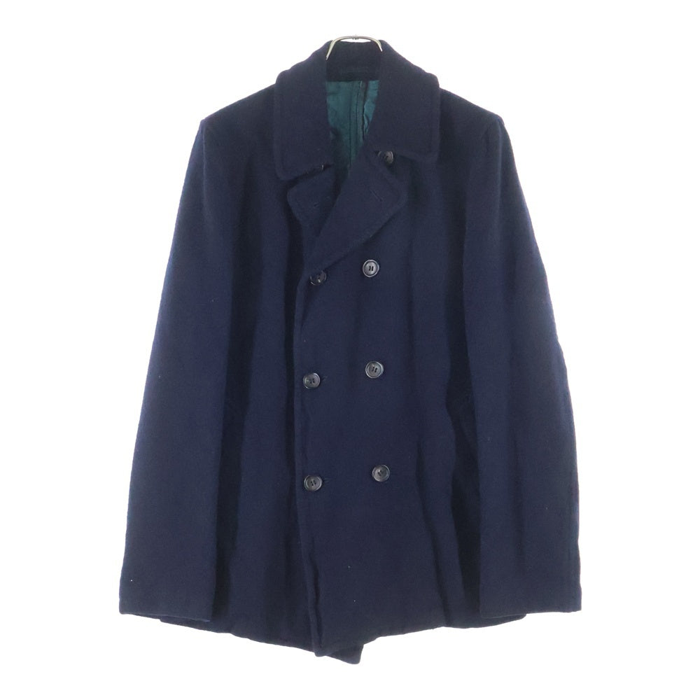 COMME des GARCONS HOMME(コムデギャルソンオム) 11AW AD2011 ウール ミドル丈 ピーコート ネイビー HH-J064