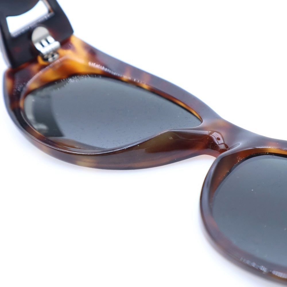 GIANNI VERSACE(ジャンニ ヴェルサーチ) メデューサ装飾 ラウンドフレーム オーバルサングラス メガネ ブラウン 424 レディース