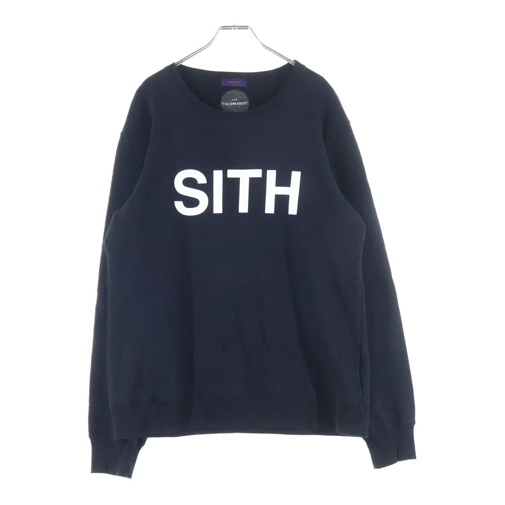 UNDERCOVER(アンダーカバー) 16SS ×STAR WARS THE GREATEST期 フロントロゴデザイン クルーネック スウェット トレーナー ネイビー UCQ4816