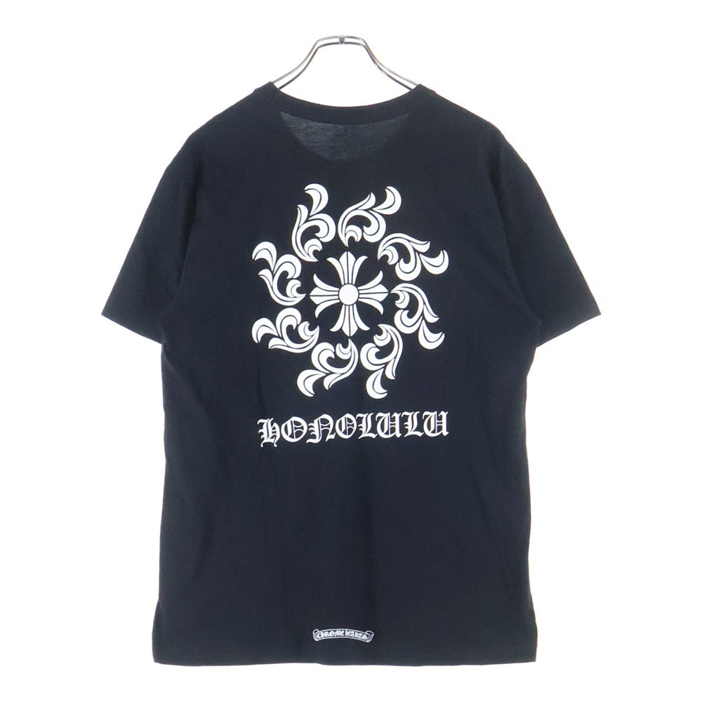 Chrome Hearts ホノルル Tシャツ ブラック CHROME HEARTS(クロムハーツ) Honolulu Exclusive Horseshoe S/S Tee