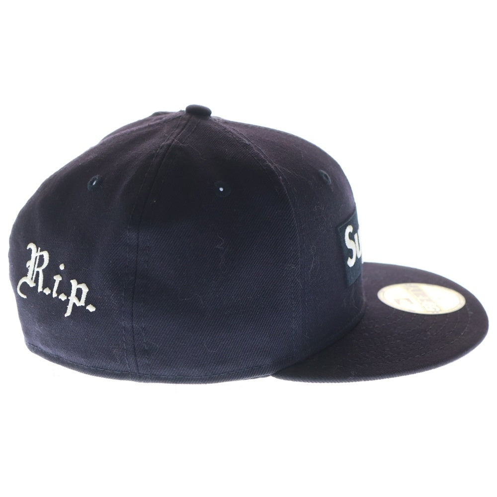 SUPREME(シュプリーム) 16AW ×NEW ERA R.I.P Box Logo Cap ニューエラ アールアイピー ボックスロゴ ベースボールキャップ 帽子 ネイビー