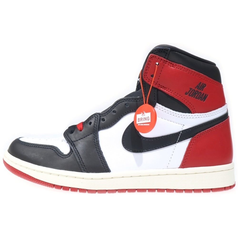 NIKE(ナイキ) AIR JORDAN 1 RETRO HIGH OG BLACK TOE REIMAGINED エアジョーダン 1 ブラックトゥ リイマジンド ハイカットスニーカー US8/26cm DZ5485-106