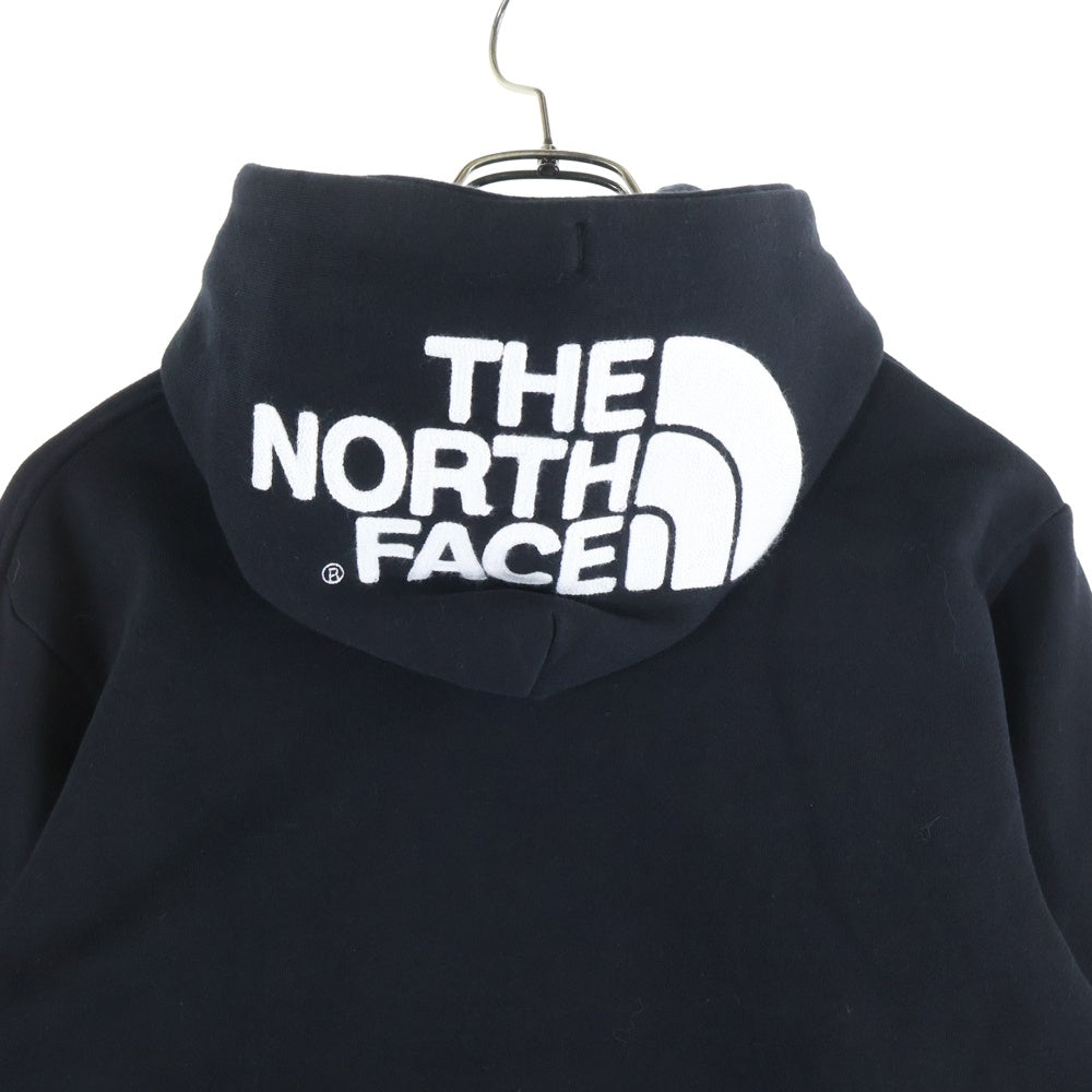 THE NORTH FACE(ザノースフェイス) Rearview FullZip Hoodie フードロゴ刺繍 フルジップフーディー スウェットパーカー ブラック NT11930