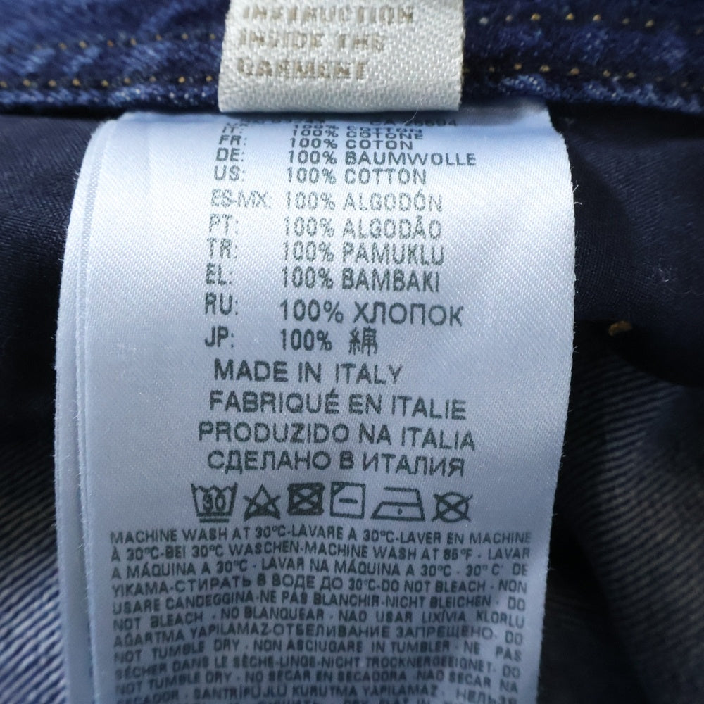 DIESEL(ディーゼル) WIDEE-F センターカットオフライン ワイドデニムパンツ インディゴ レディース 02108