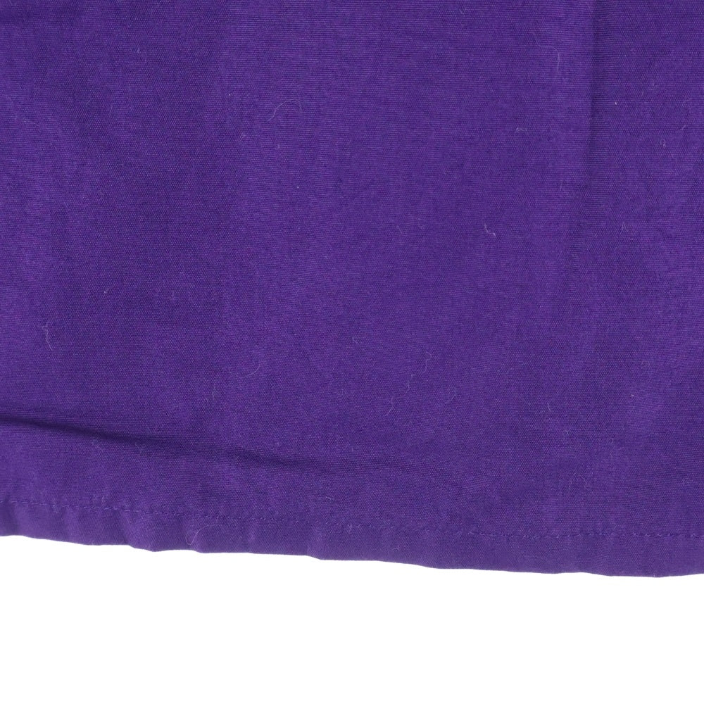 JUNYA WATANABE COMME des GARCONS(ジュンヤワタナベ コムデギャルソン) 02SS AD2001 フリルネックデザイン コットン 半袖カットソー パープル レディース JE-B027