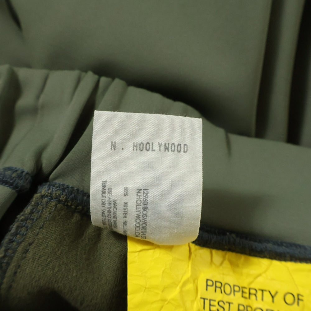 N.HOOLYWOOD(エヌハリウッド) 21SS 紙パッチ イージーポリパンツ カーキ 9211-CP08-028