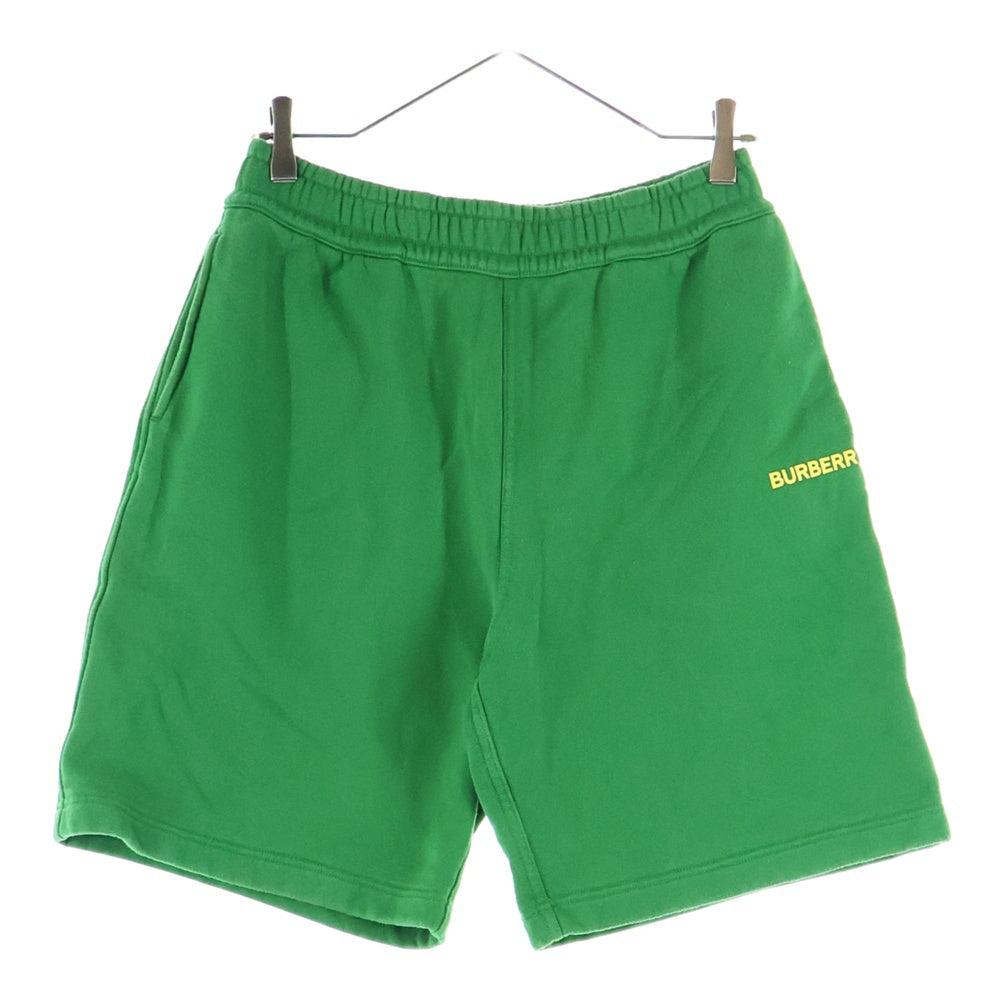 BURBERRY(バーバリー) ロゴプリント イージースウェットハーフパンツ ショーツ グリーン 8057528