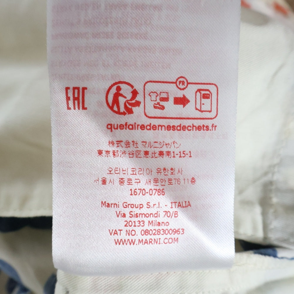 MARNI(マルニ) 23SS PRINT SHORT プリント 総柄ショーツ ハーフパンツ マルチカラー PUMU0049A2 UTC232