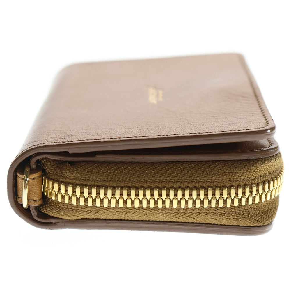 UNDERCOVER(アンダーカバー) LEATHER SHOULDER WALLET ロゴデザイン レザー ショルダー ウォレット ブラウン UCS1P01