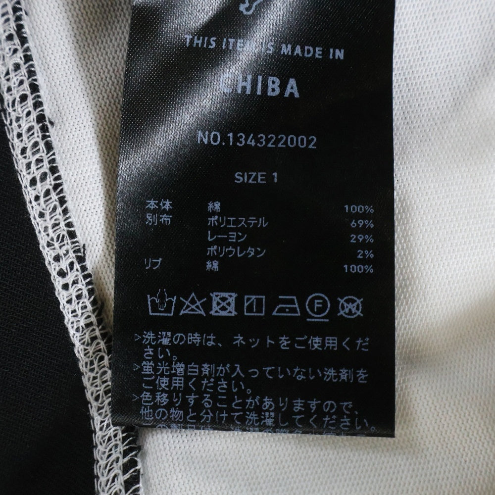 UNITED TOKYO(ユナイテッド トウキョウ) ドッキング レイヤード クルーネック半袖Tシャツ カットソー ホワイト/ブラック 134322002