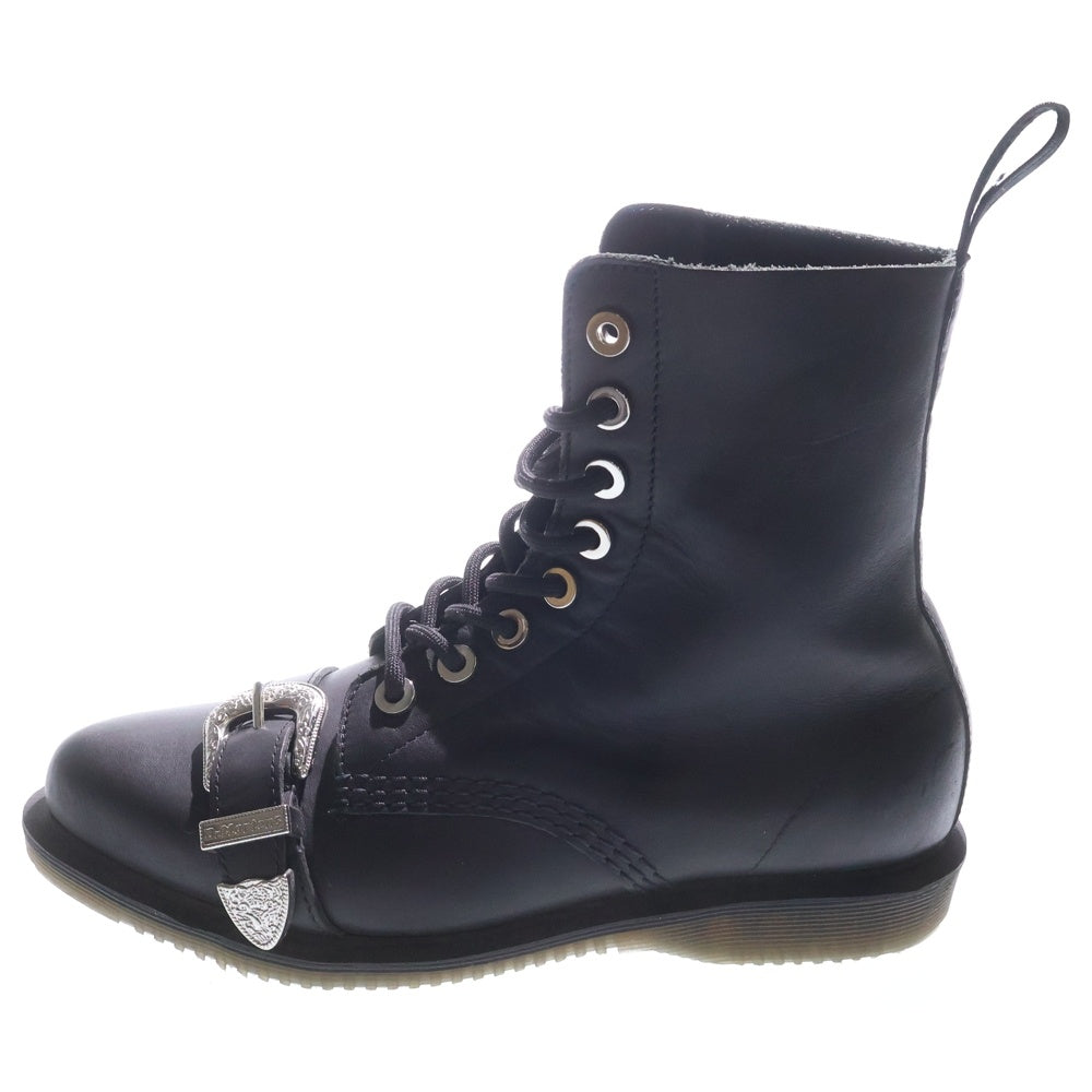 Dr.Martens(ドクターマーチン) ULIMA ウリマ 装飾ベルトデザイン レースアップ ブーツ レディース ブラック