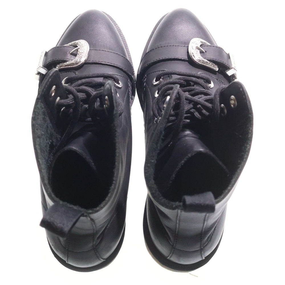 Dr.Martens(ドクターマーチン) ULIMA ウリマ 装飾ベルトデザイン レースアップ ブーツ レディース ブラック