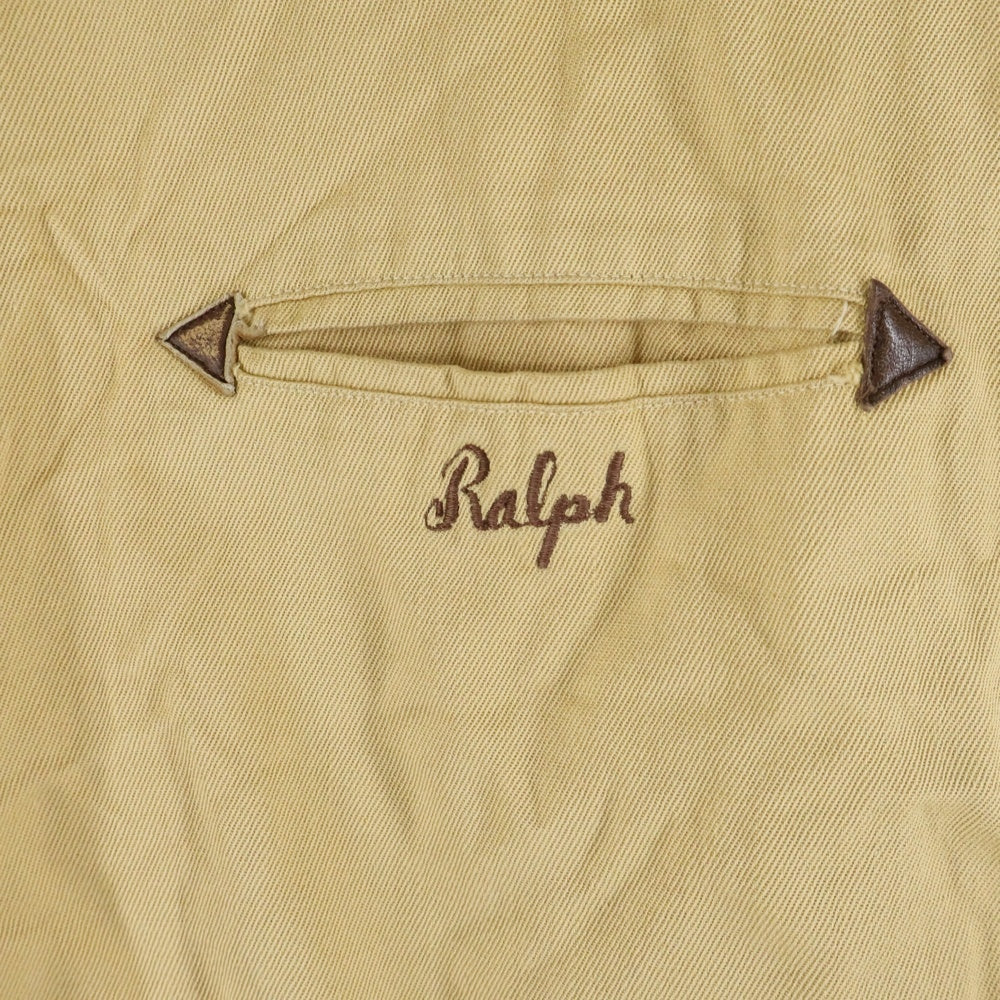 VINTAGE(ヴィンテージ) 40s Tailspin by CAVU 斜めジップ ウエスタンシャツ ベージュ