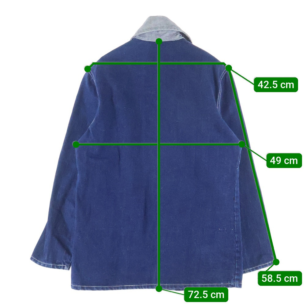 VINTAGE(ヴィンテージ) 60s JC PENNY カバーオール デニムジャケット レディース インディゴ